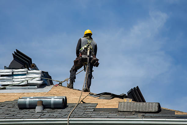 Professional Flat Roof Repair technician working in Herriman, UT